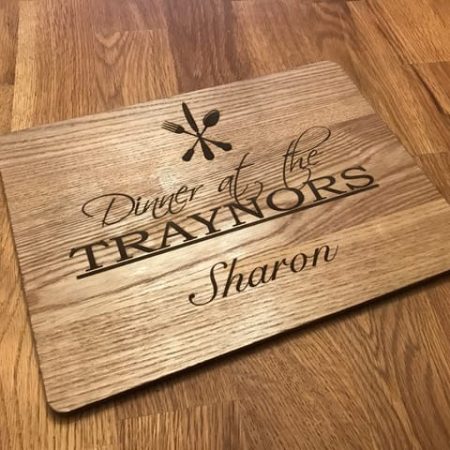 Clutter Boxes Personalised Dinner At The Placemats