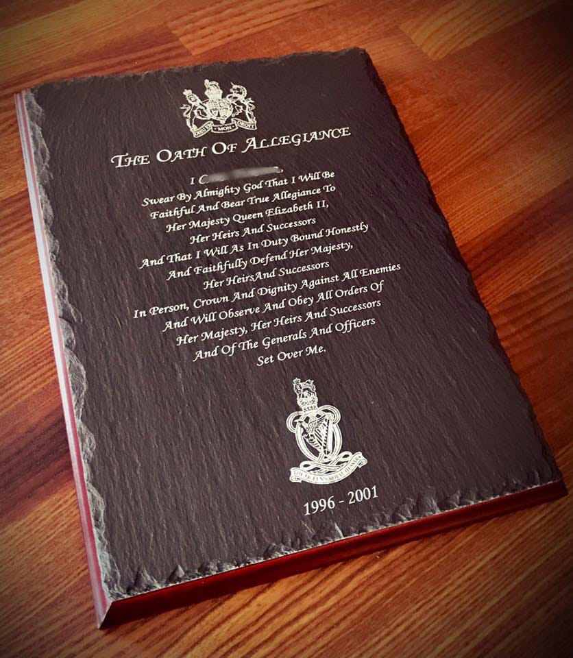 Oath of Allegiance Slate