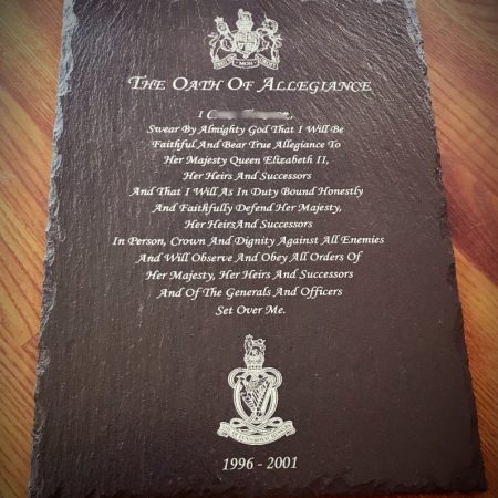 Oath of Allegiance Slate