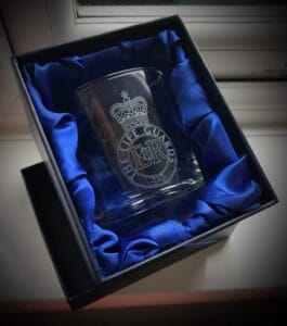 Cap Badge Whiskey Glass