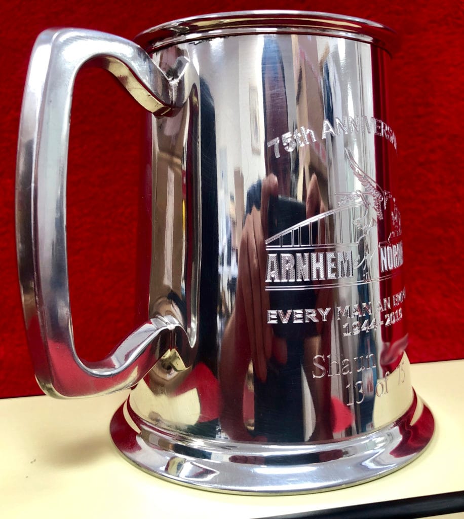 Limited Edition 75th Anniversary Airborne Pewter Tankard - Image 3