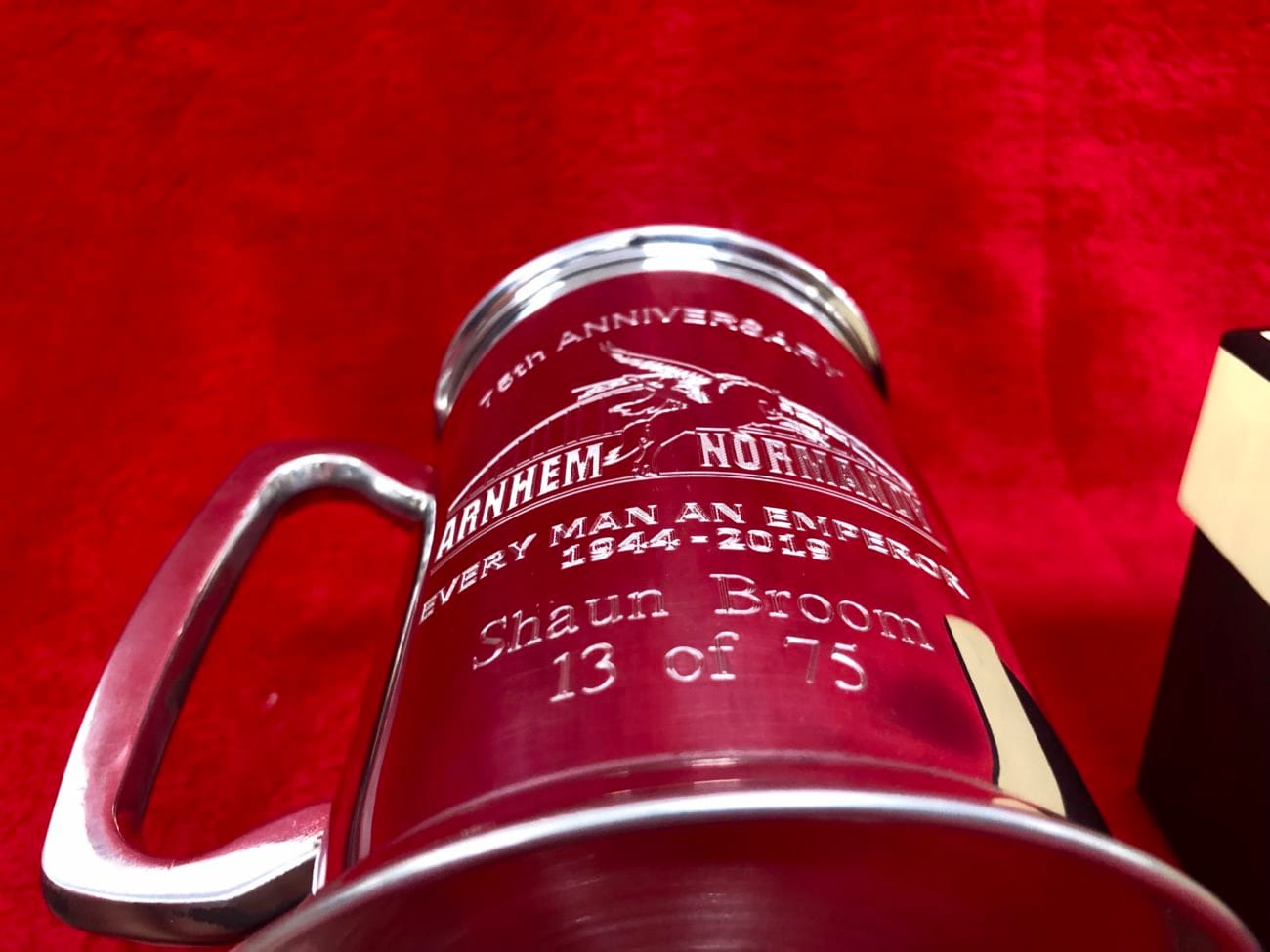 Limited Edition 75th Anniversary Airborne Pewter Tankard - Image 7