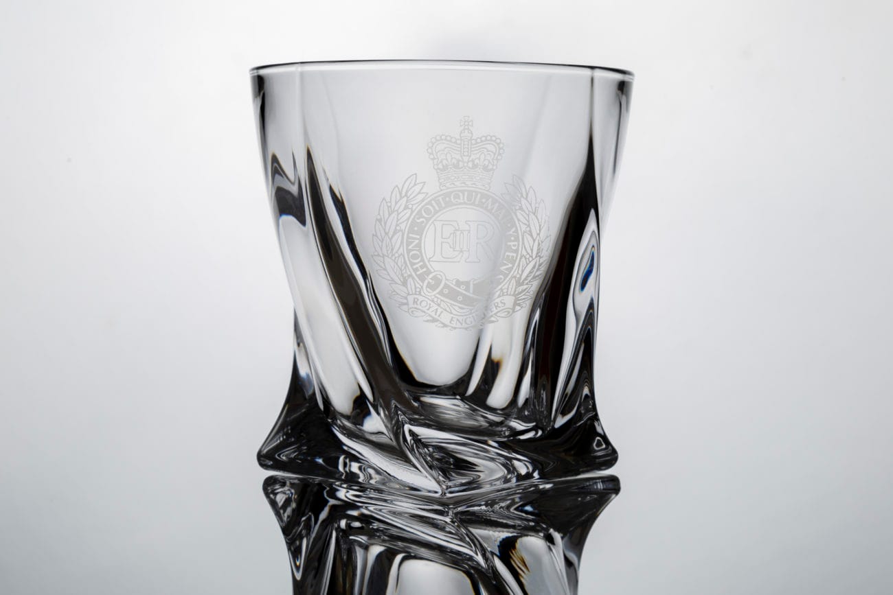 2 Glass 'Twisted' Decanter Set with Oak Tray | Twisted Decanter Set - Image 11