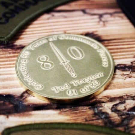 80th Anniversary Commando Forces Personalised Coin