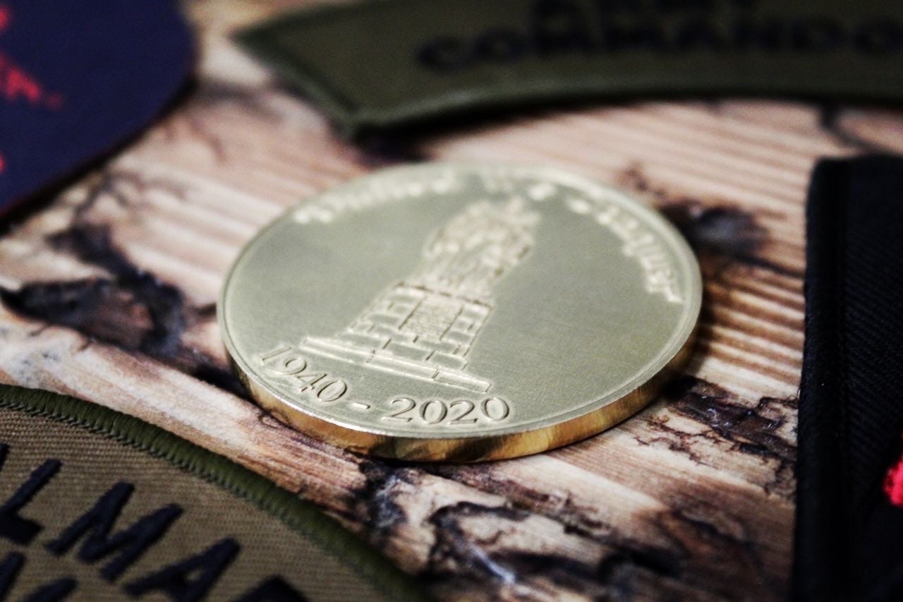 80th Anniversary Commando Forces - Personalised Coin - Only 80 Available | 80th Anniversary Commando Forces Personalised Coin - Image 4