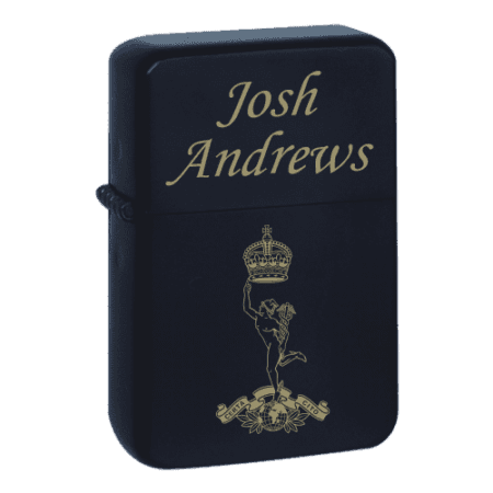 Personalised Star Lighter - Matt Black
