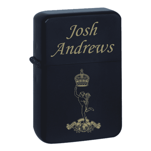 Personalised Star Lighter - Matt Black