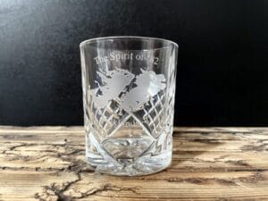 Spirit of 82 Limited Edition 40th Anniversary Crystal Cut Whisky Glass