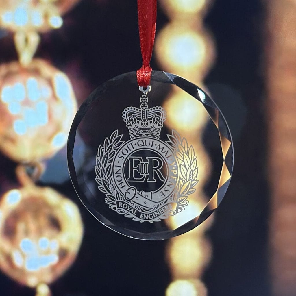 Glass Cap Badge Christmas Decorations - Xmas - Image 3