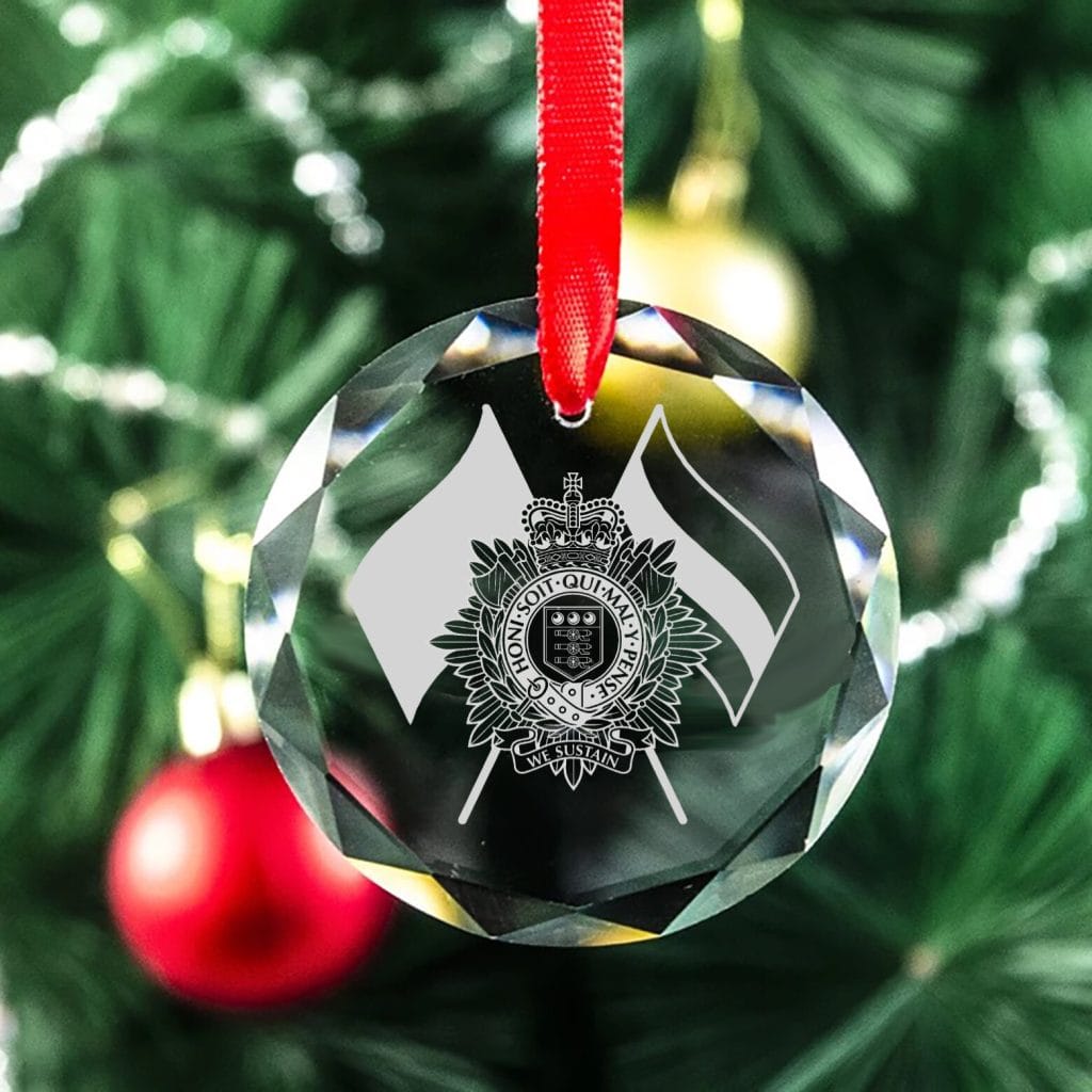 Glass Cap Badge Christmas Decorations - Xmas - Image 5