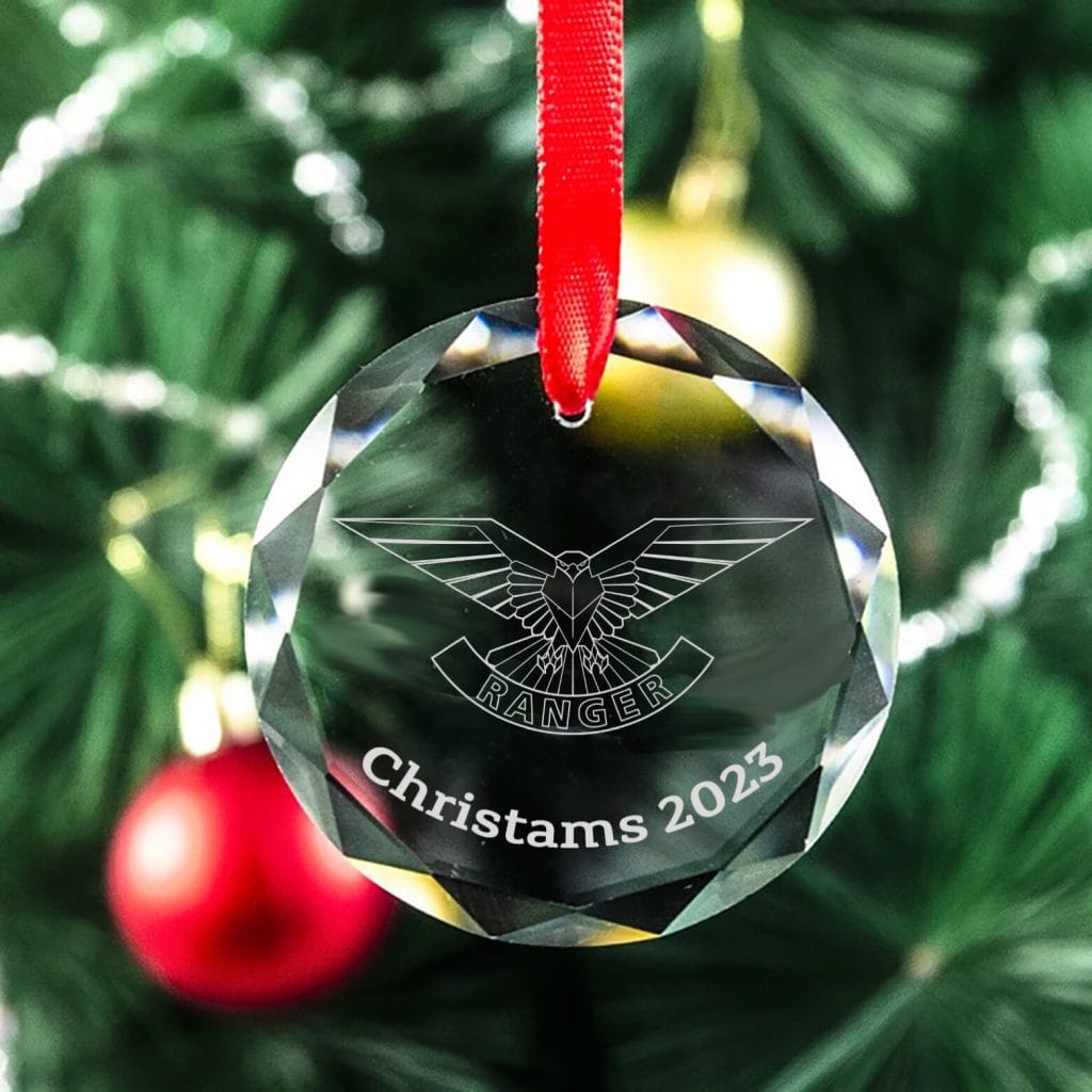 Glass Cap Badge Christmas Decorations - Xmas - Image 4