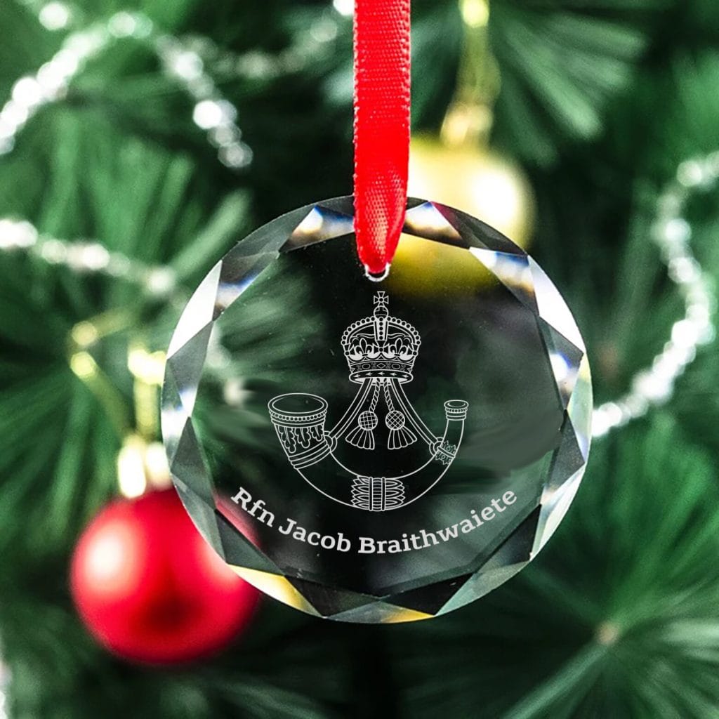 Glass Cap Badge Christmas Decorations - Xmas - Image 6