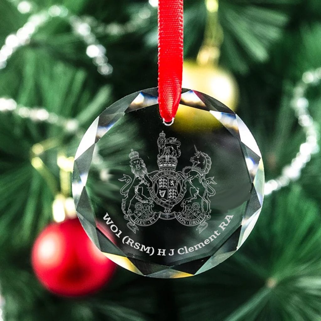 Glass Cap Badge Christmas Decorations - Xmas - Image 8