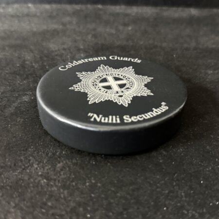 Coldstream Guards engraved slate paperweight